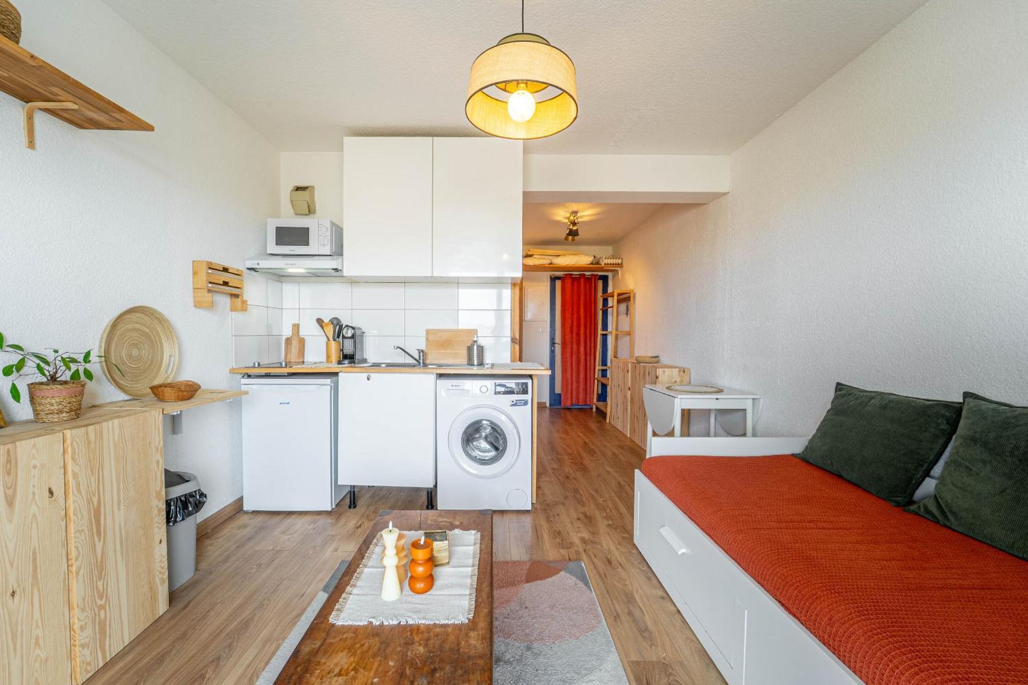Appartement Au Pied Des Dunes Avec Vue 비스카로세 객실 사진